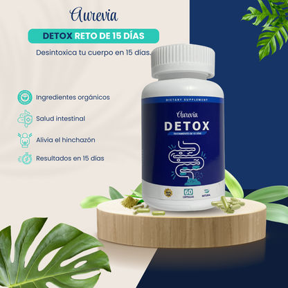 DETOX Limpieza Completa estomacal en 15 días (60 capsulas)