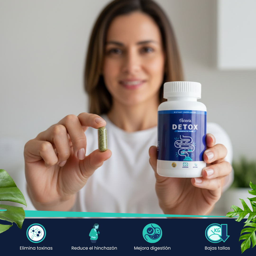 DETOX Limpieza Completa estomacal en 15 días (60 capsulas)