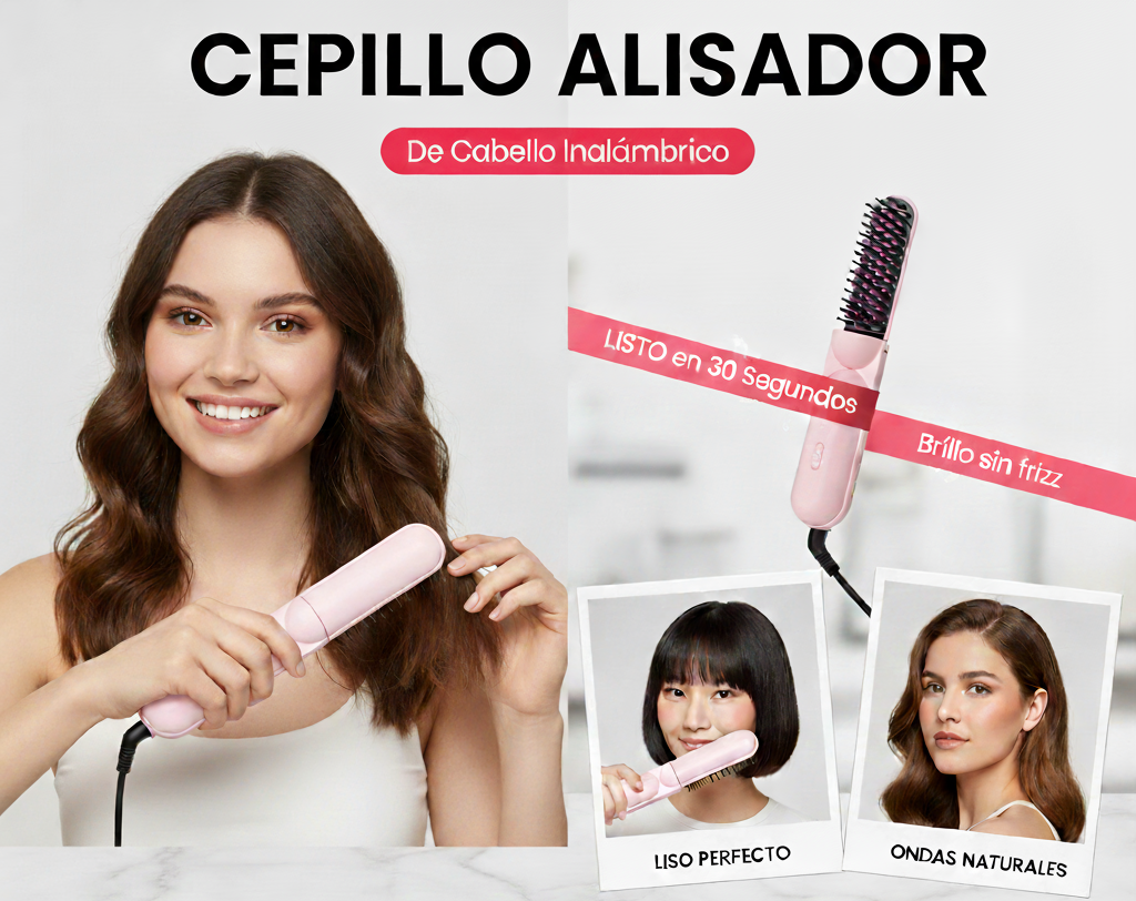 Cepillo alisador portatil